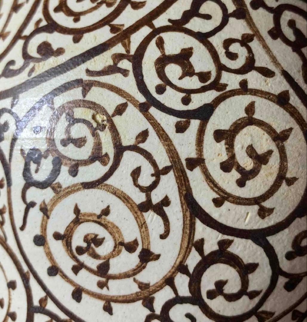 中国 蛸唐草瓶子　f2250408