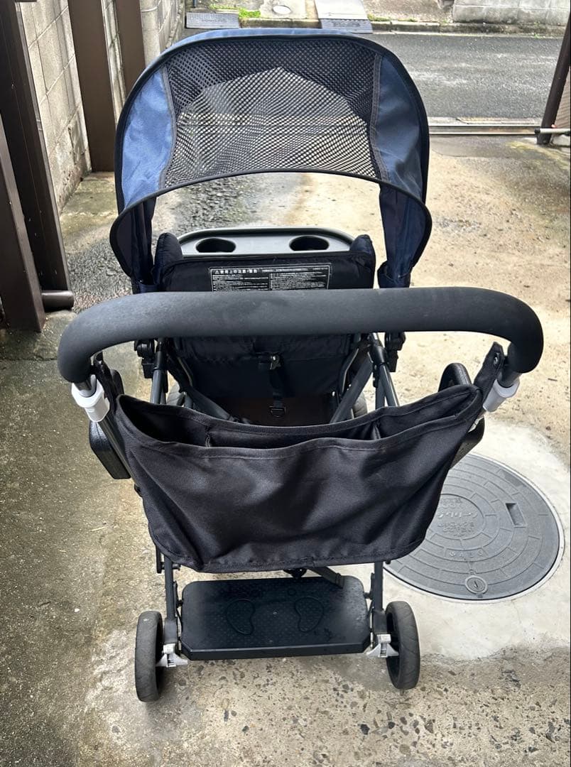 KATOJI カトージ　ベビーカー　二人でゴー　ネイビー