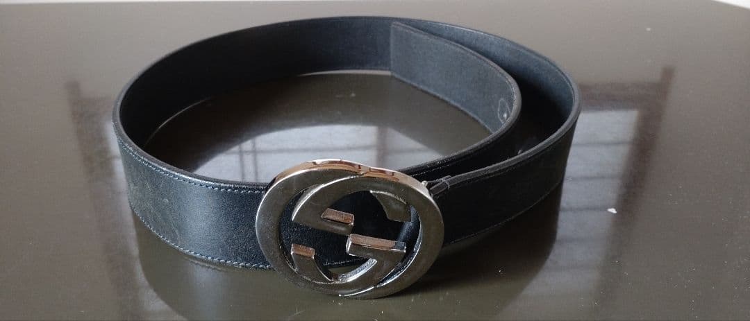 GUCCI グッチ レザー ベルト メンズ