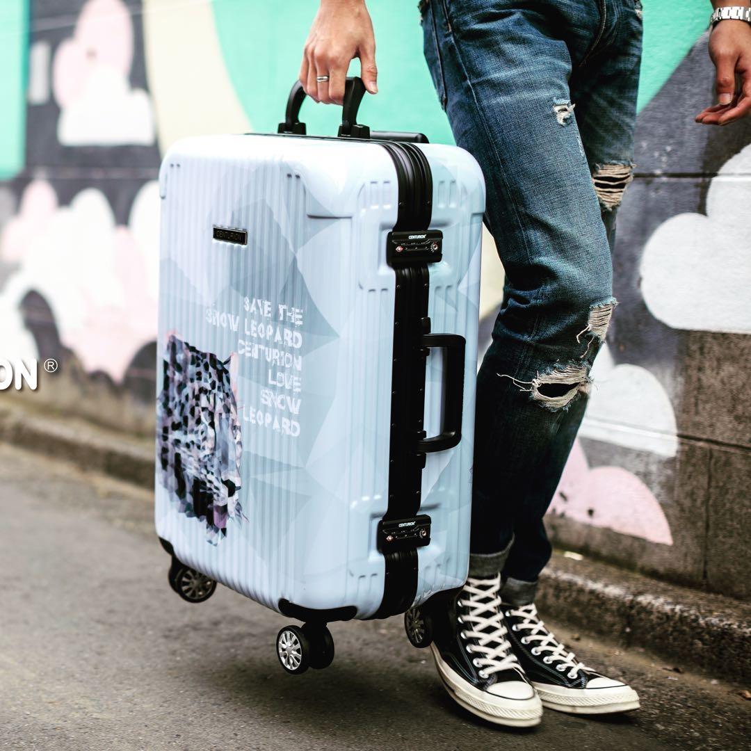 CENTURION /Mサイズ/26インチ旅行/フレーム型/ホワイト/人気商品