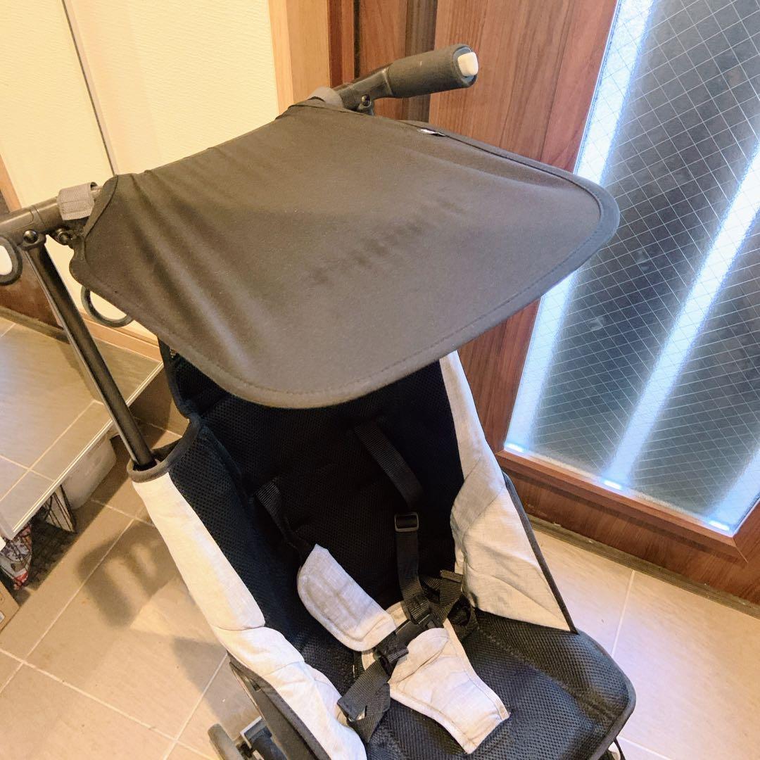 ポキット 超コンパクト 折りたたみ式ベビーカー グレー