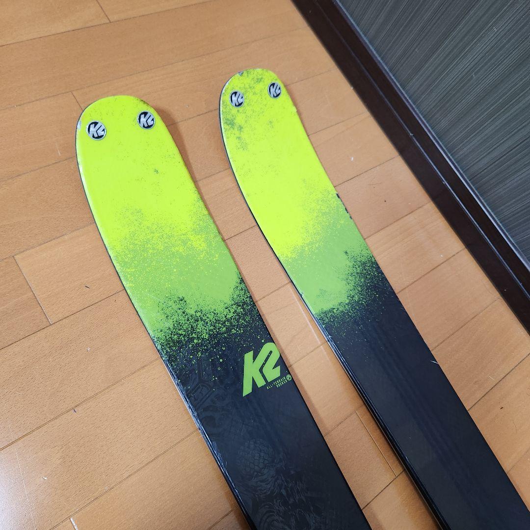 【良品】K2 SIGHT スキー 159cm ツインチップ 太板