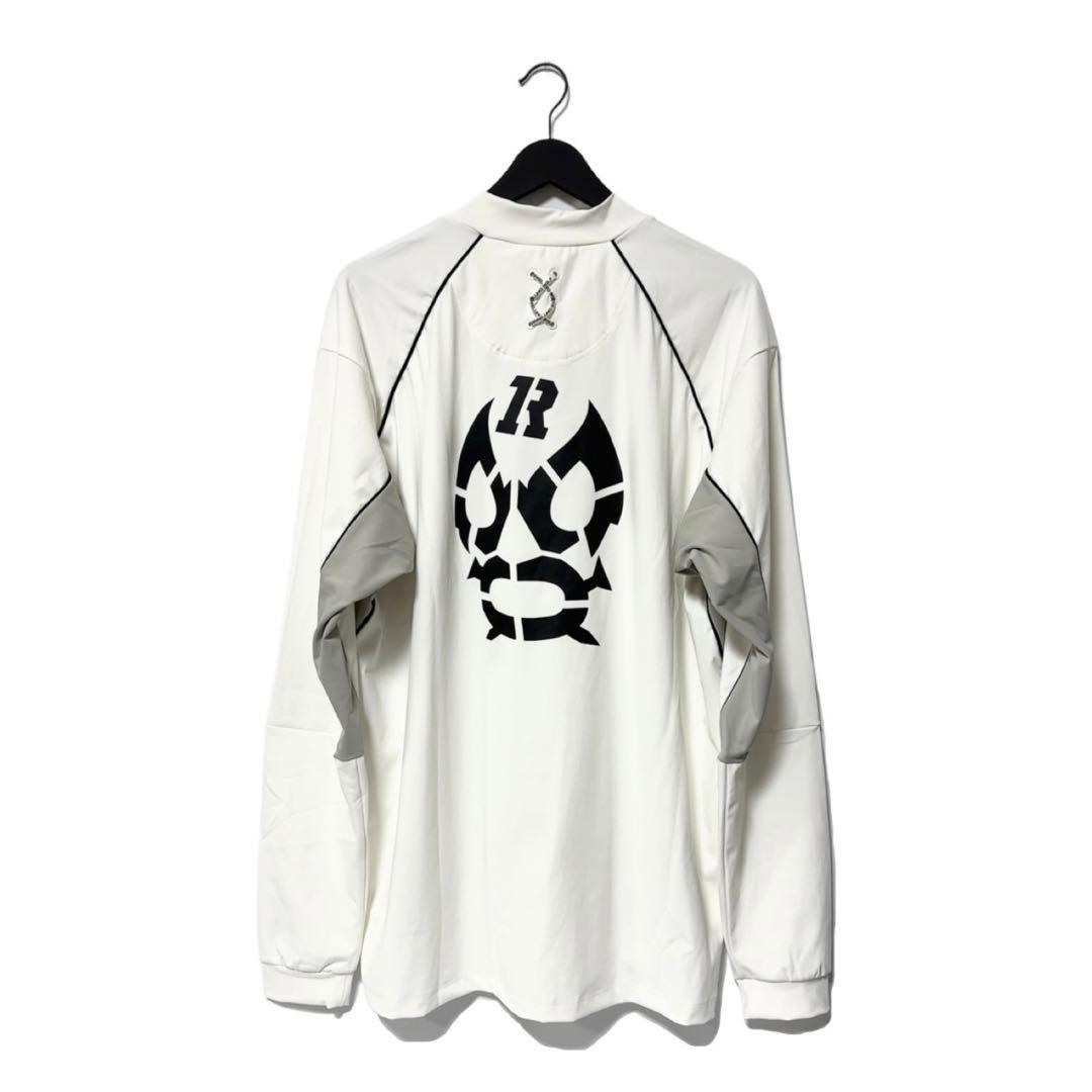 ラッセルノ ゴルフ ビッグルチャ グラフィック L/S モックネック ホワイト7