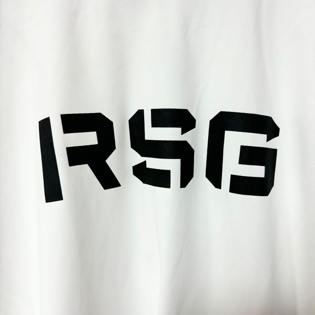 ラッセルノ ゴルフ ビッグルチャ グラフィック L/S モックネック ホワイト7