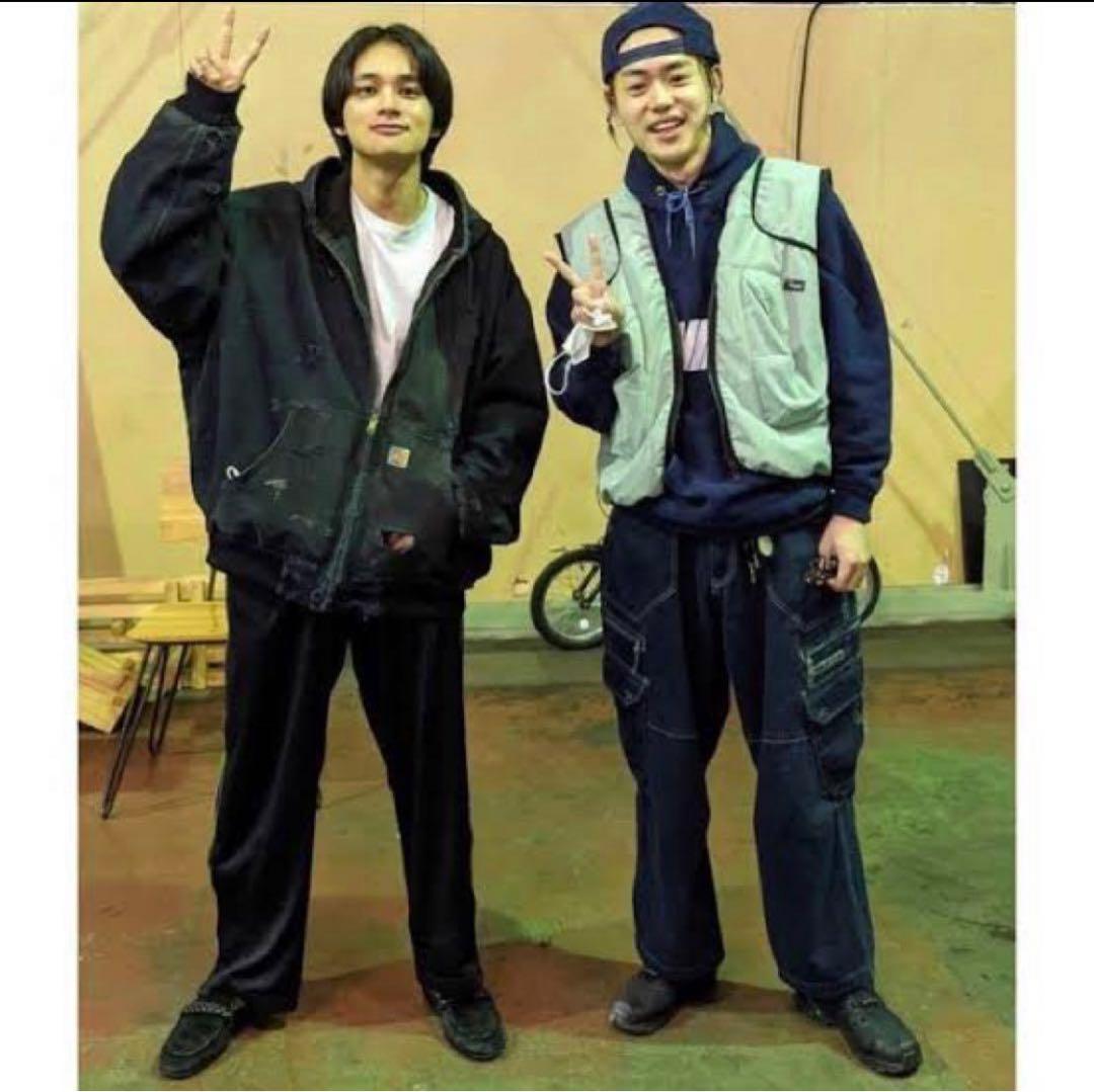 00s カーハート アクティブジャケット モスグリーン カーキXL レザーパッチ