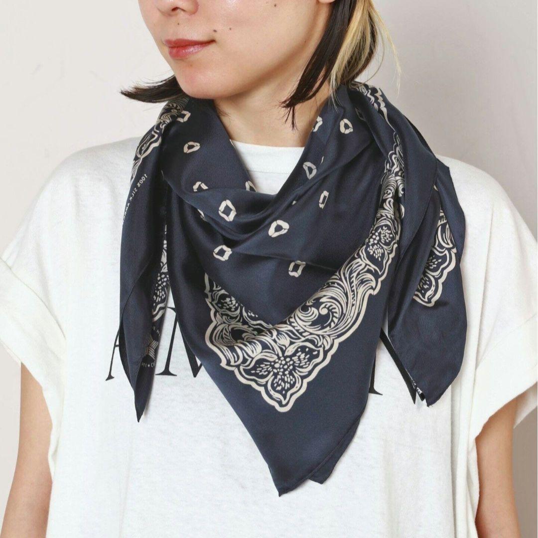 小物 AP STUDIO AMERICANA satin bandanna