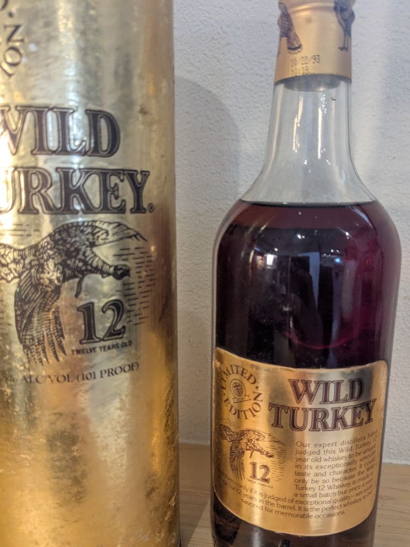 未開封 WILD TURKEY 12年 限定版ウイスキー リミテッドエディション