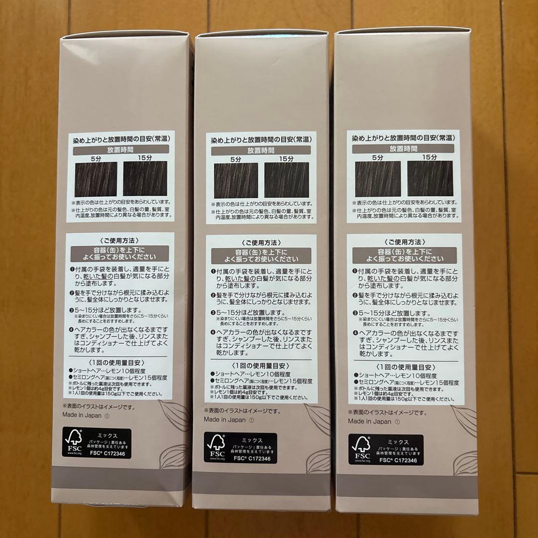 ヘアボーテ エクラ ボタニカルエアカラーフォーム3本セット