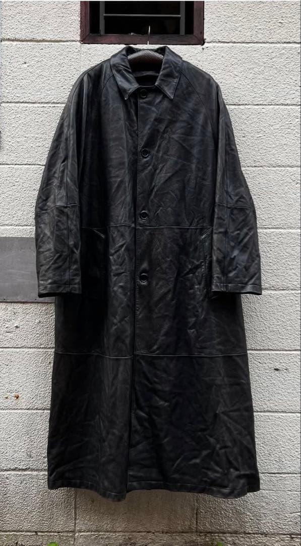 90s ビンテージ レザーコート バルマカーン イタリア製