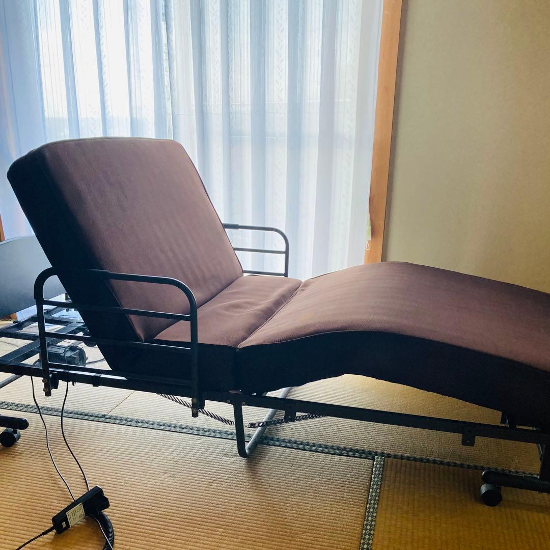 ニトリ電動リクライニング介護用ベッド ブラウン　動作確認済み