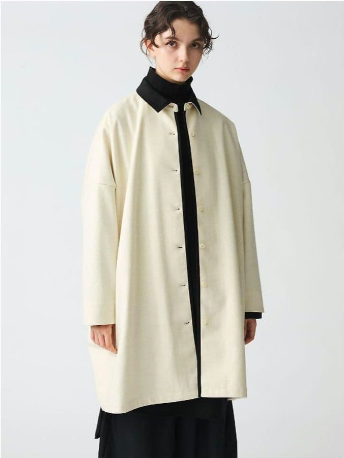 新品タグ付き mizuiro ind ハンティングジャケット コート アイボリー