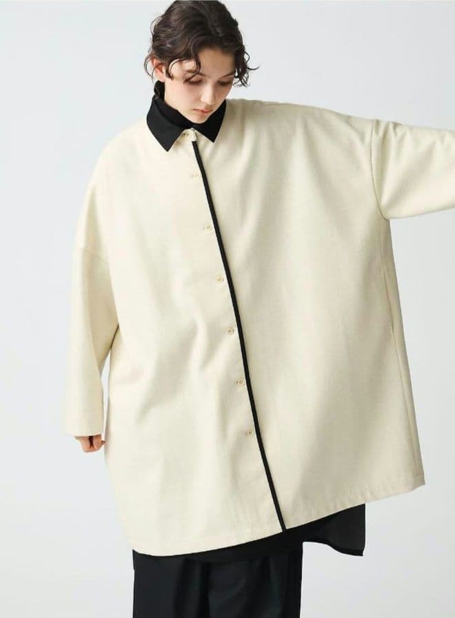 新品タグ付き mizuiro ind ハンティングジャケット コート アイボリー