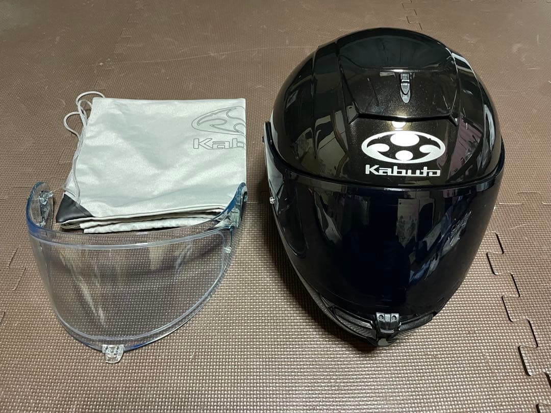 エアロブレード6 Kabuto フルフェイスヘルメット ブラックメタリック　M