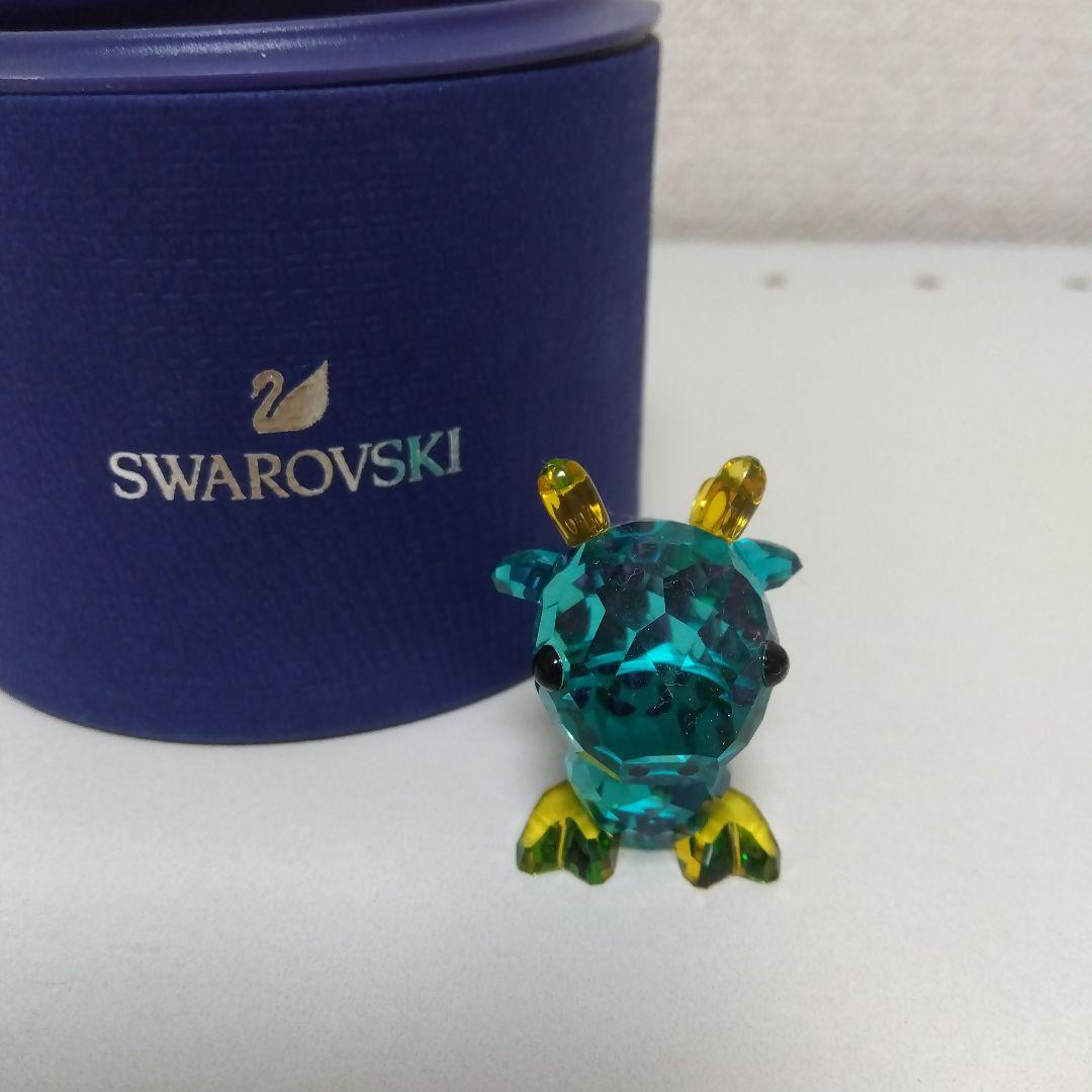 スワロフスキー　竜の置物