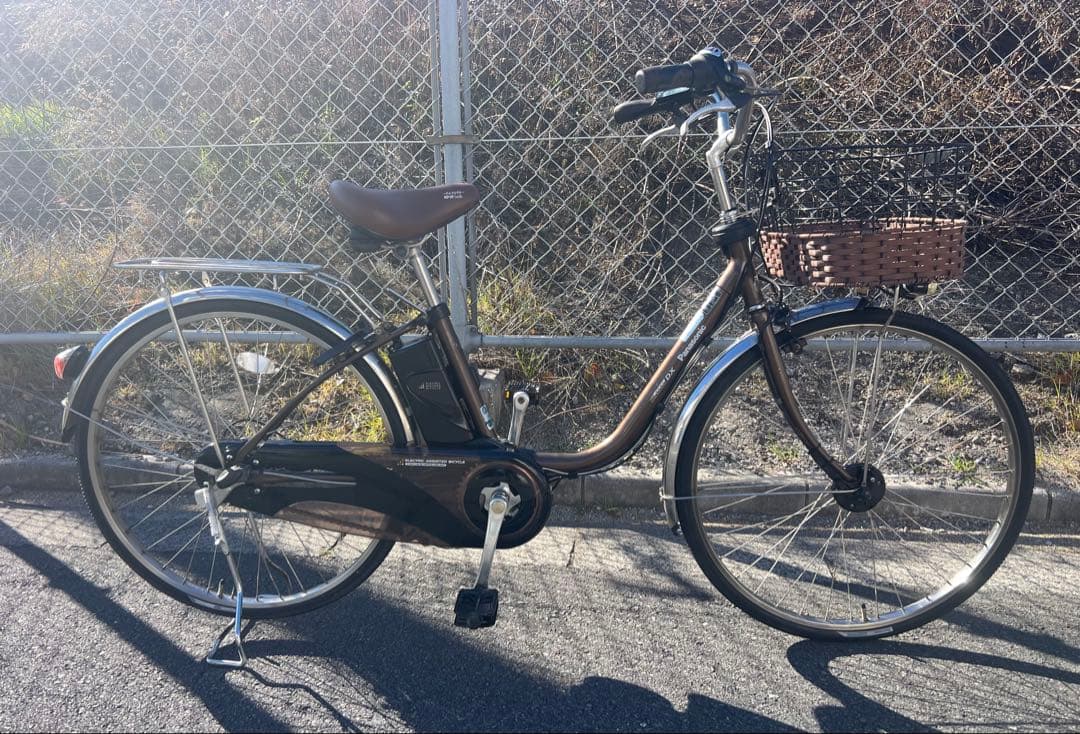パナソニック電動アシスト自転車エコナビ付き26インチ5x5関東圏配送可能
