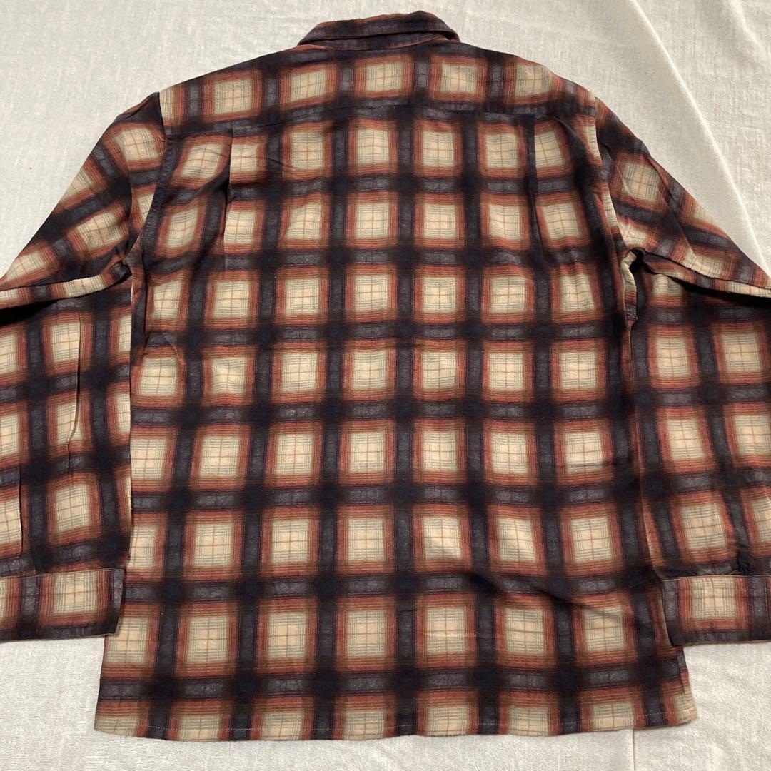 60s vintage プリントネルシャツ