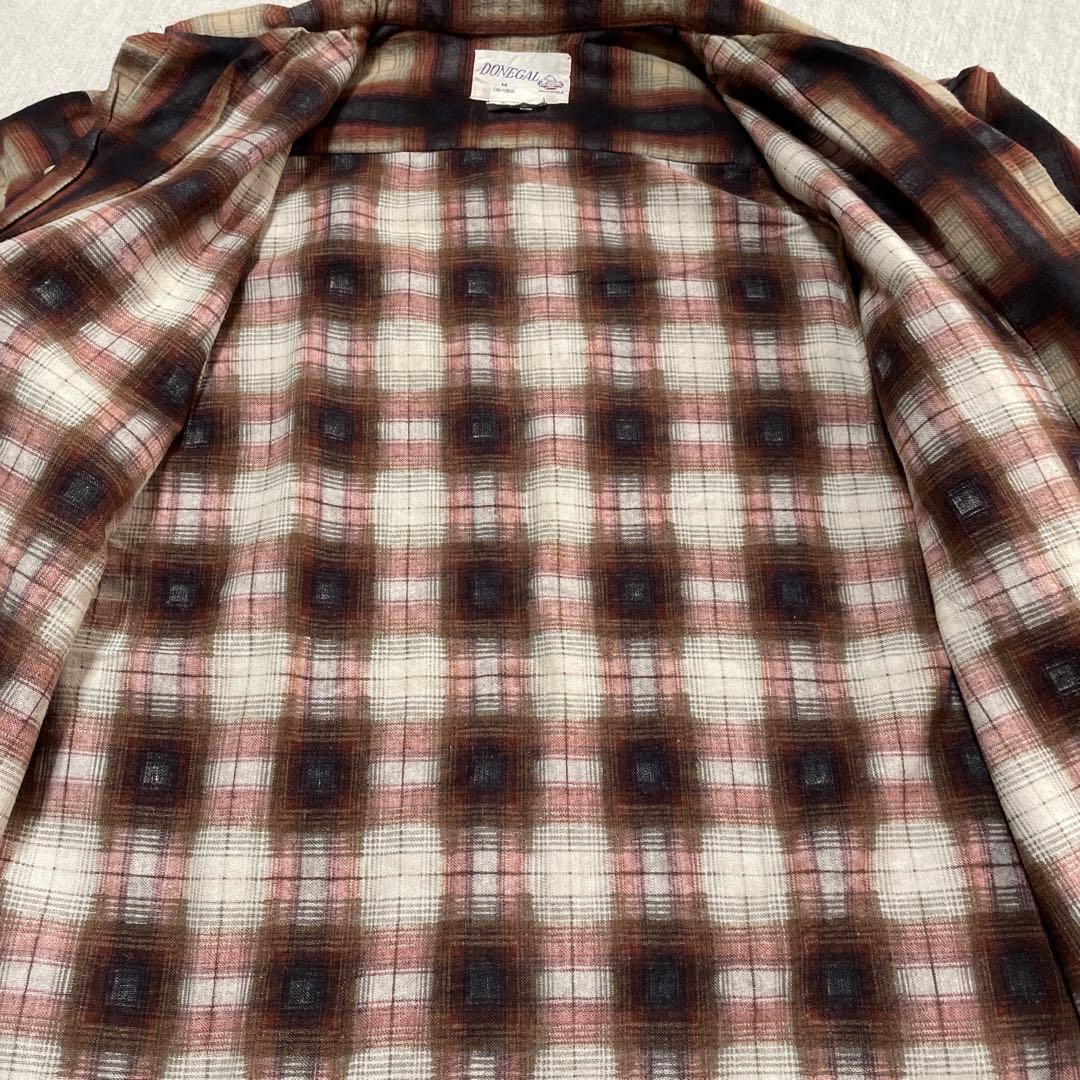 60s vintage プリントネルシャツ