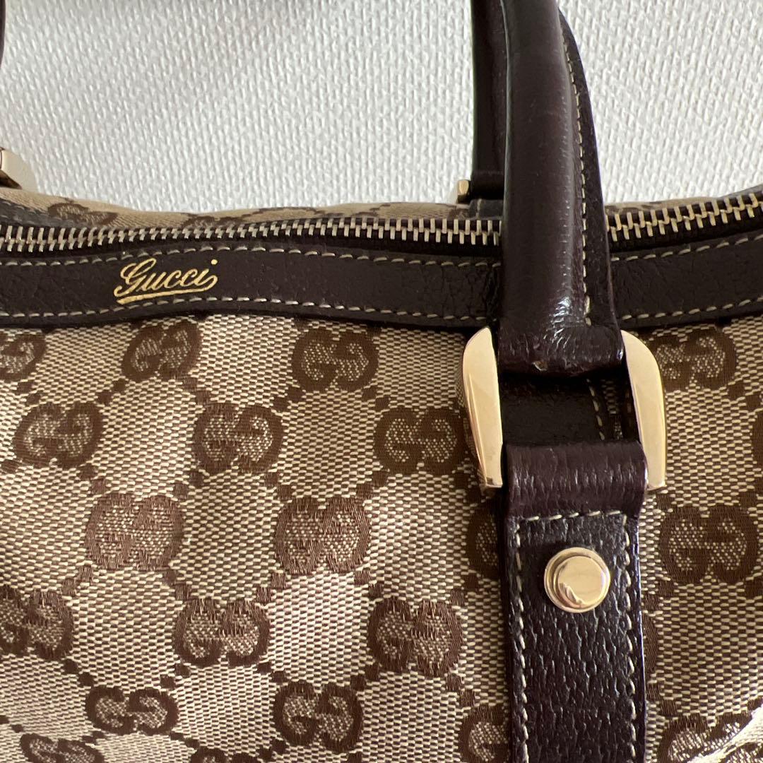 グッチ　GUCCI ミニ ボストンバッグ アビー　キャンバス