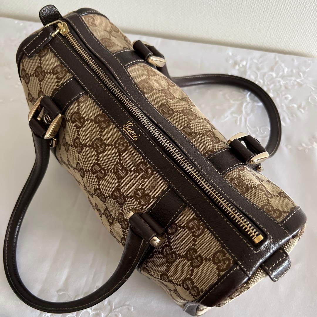 グッチ　GUCCI ミニ ボストンバッグ アビー　キャンバス
