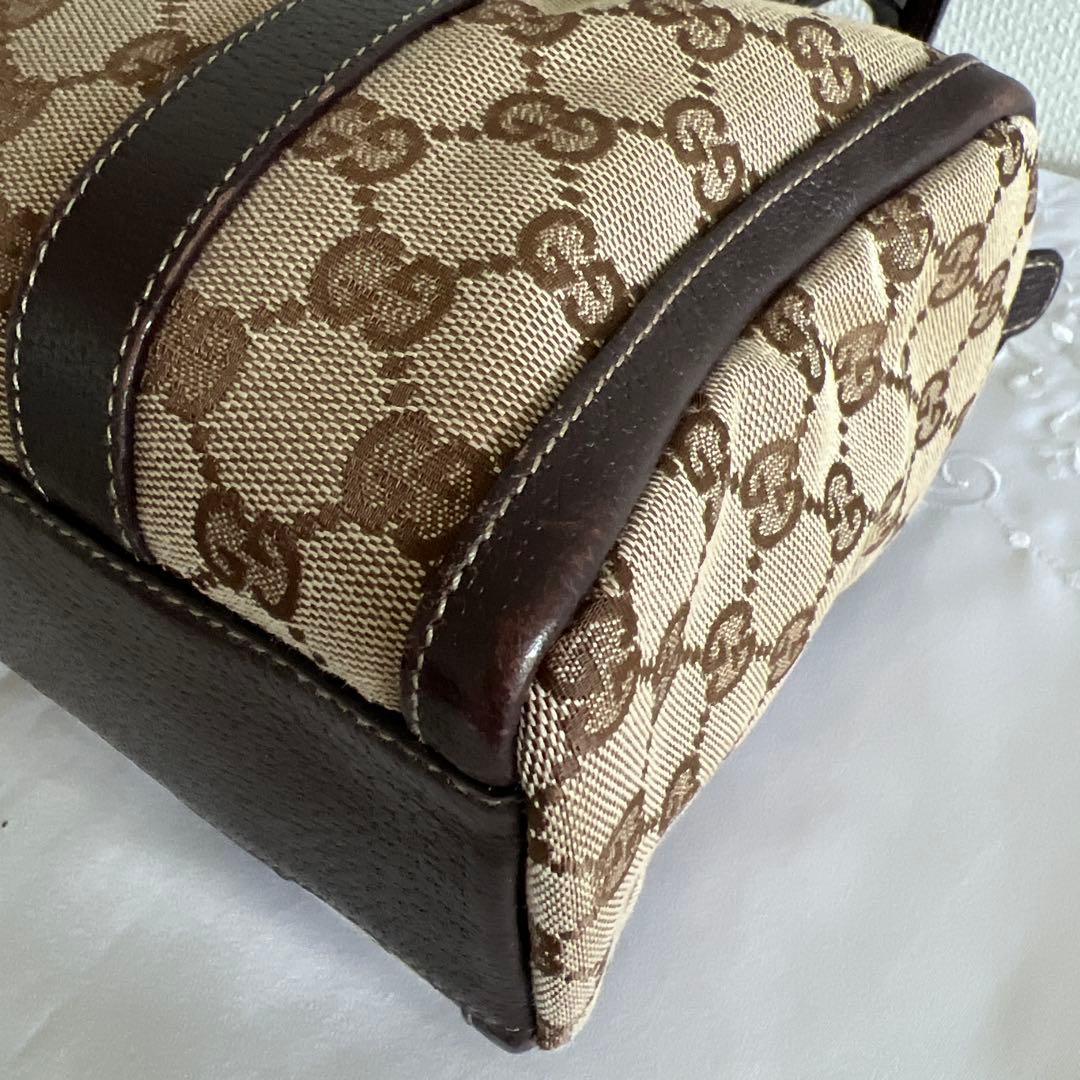 グッチ　GUCCI ミニ ボストンバッグ アビー　キャンバス