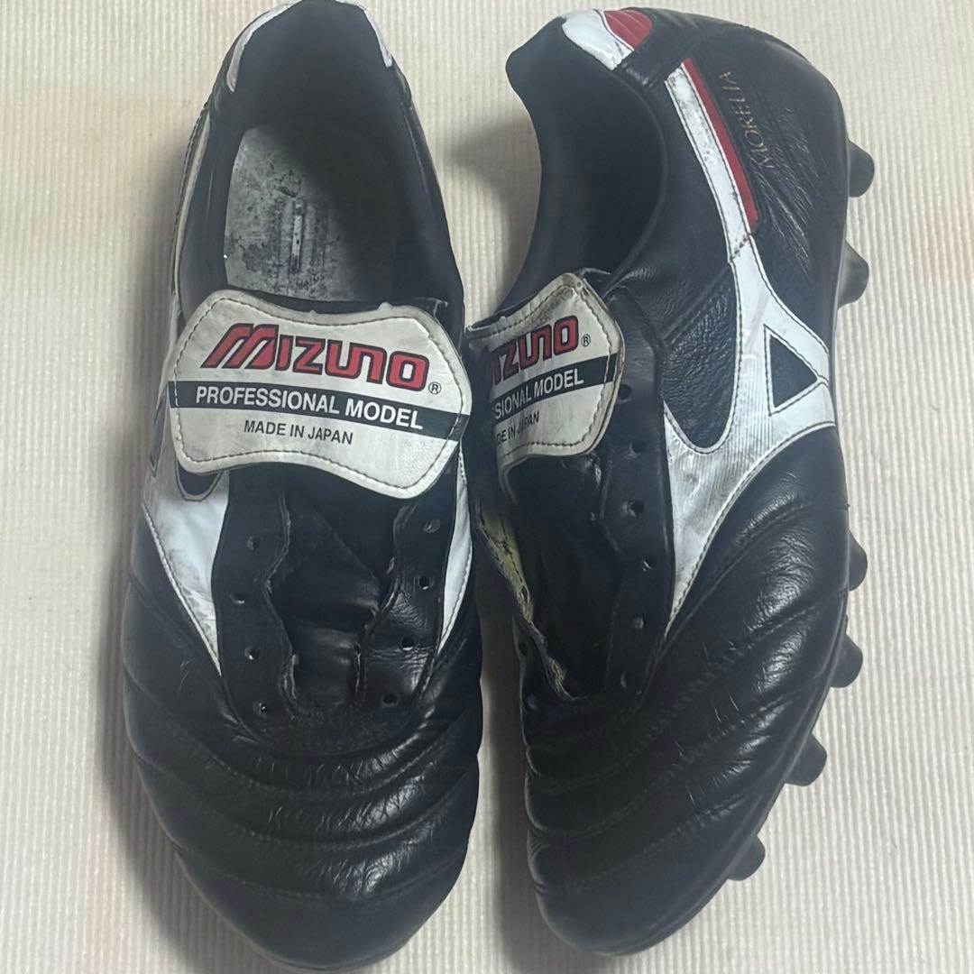 25.5cm モレリア サッカースパイク ミズノ HG メイドインジャパン