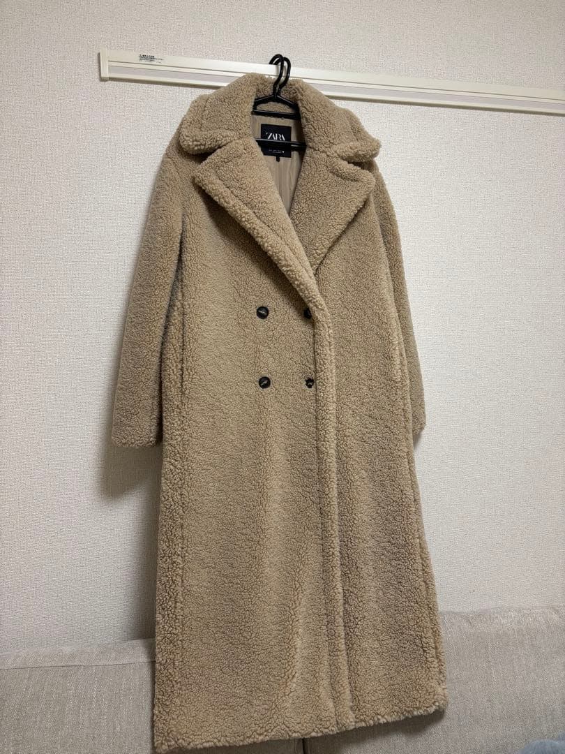 ZARA エクストラロングボアコートMサイズ