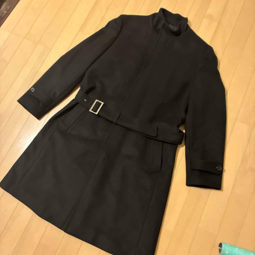 美品　カシミア高級メンズロングコート　コムサデモード