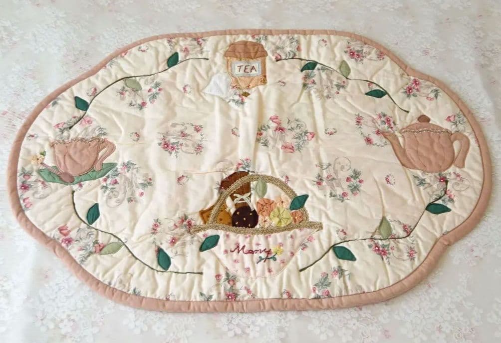 マニー　コラージュフロアマット　ウォールポケット　イマン　ローズ