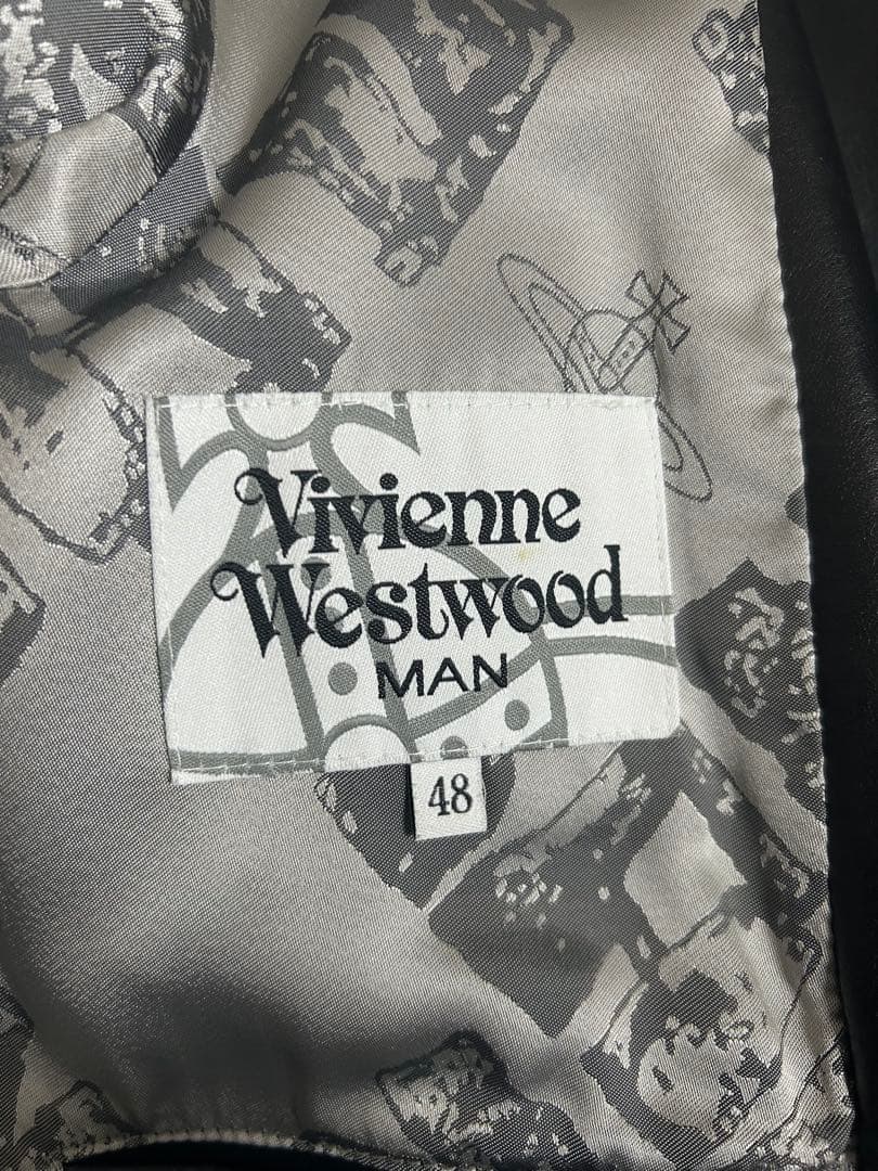 激レア ヴィヴィアンマン ホースレザージャケット 48 ライダース ハイネック