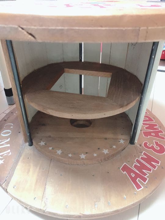 ♡ラガディ-アン&アンディ ハンドメイド 電線ドラムテーブル