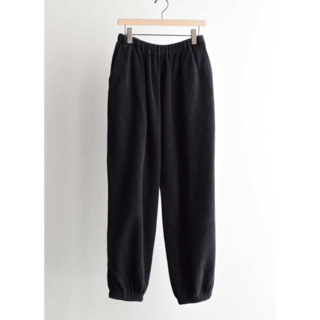 COMOLI 25aw シルク フリース ドローストリングパンツ　3
