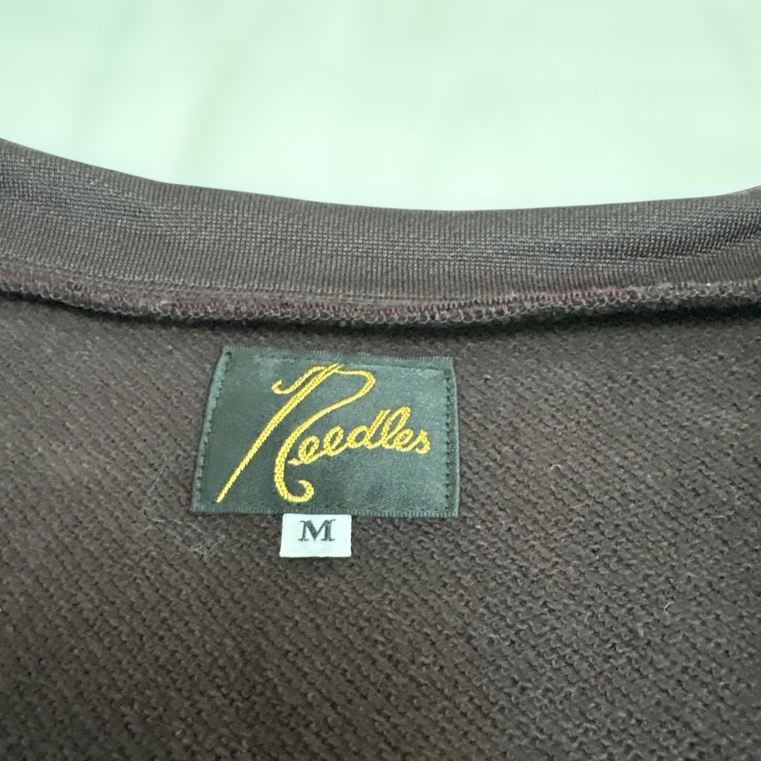 ニードルズ Vネックカーディガン QV337 ダークパープル M needles