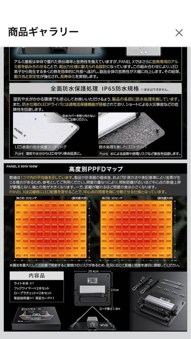 PANEL X PL-X 301H 4000K-4300K 3つ