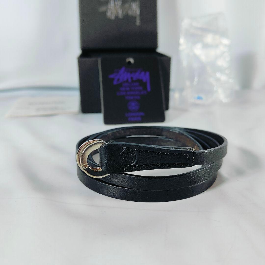 【限定品】STUSSY×JAM 　30周年記念　高級4連本革ブレスレット