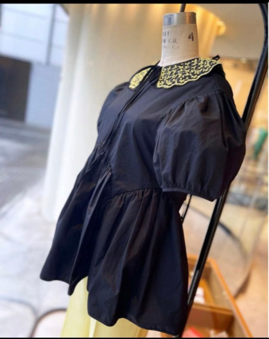 SAサマ専用★CecilieBahnsenセシリーバンセン★ブラックミーブラウス