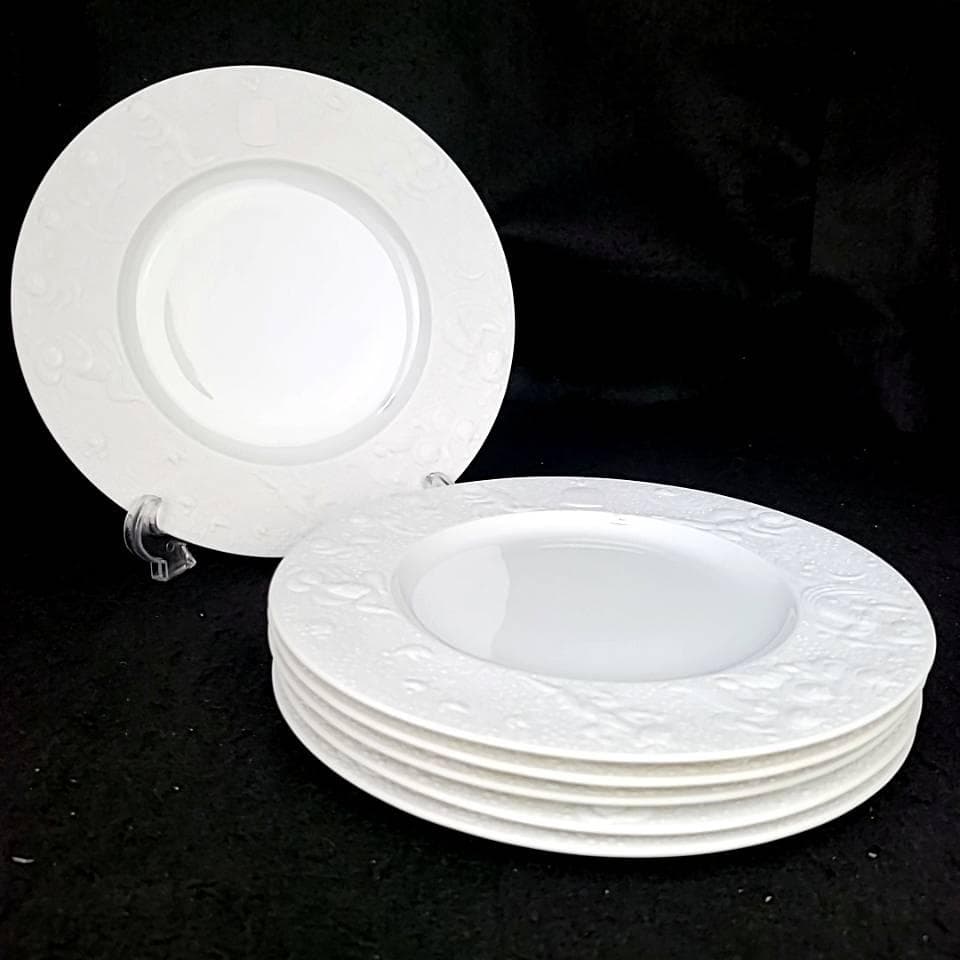 ♪未使用級♪ローゼンタール　魔笛　ホワイト　22cm　ディナープレート　6枚