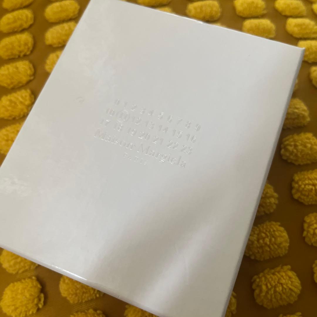 Maison Margiela ブラックレザー マネークリップ付財布