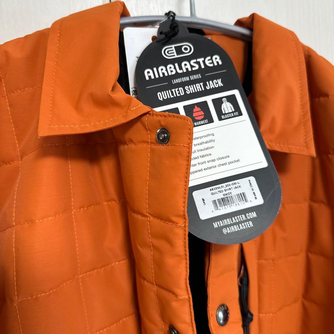 【新品未使用】AIRBLASTER Quilt Shirt Jack Lサイズ