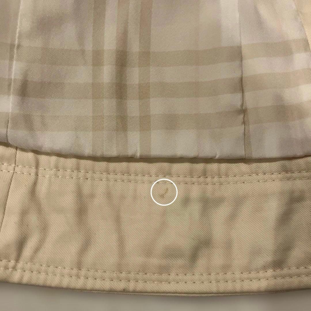 バーバリーブルーレーベル　ジッパー付きショートジャケット　M ノバチェック