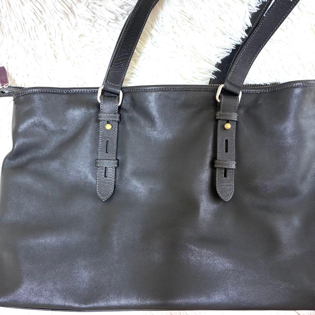 良品Paul smithポールスミス黒のレザートートバッグ