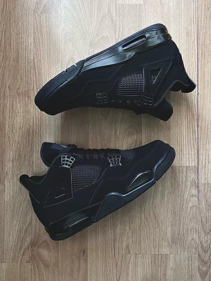 靴 NIKE AIR JORDAN 4 RETRO BLACK CAT 27cm