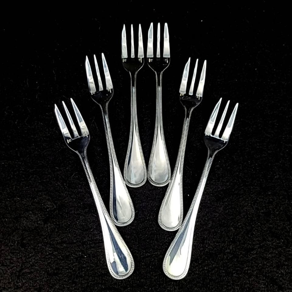 ◆美品◆クリストフル　パール　6本　カトラリー　ケーキフォーク