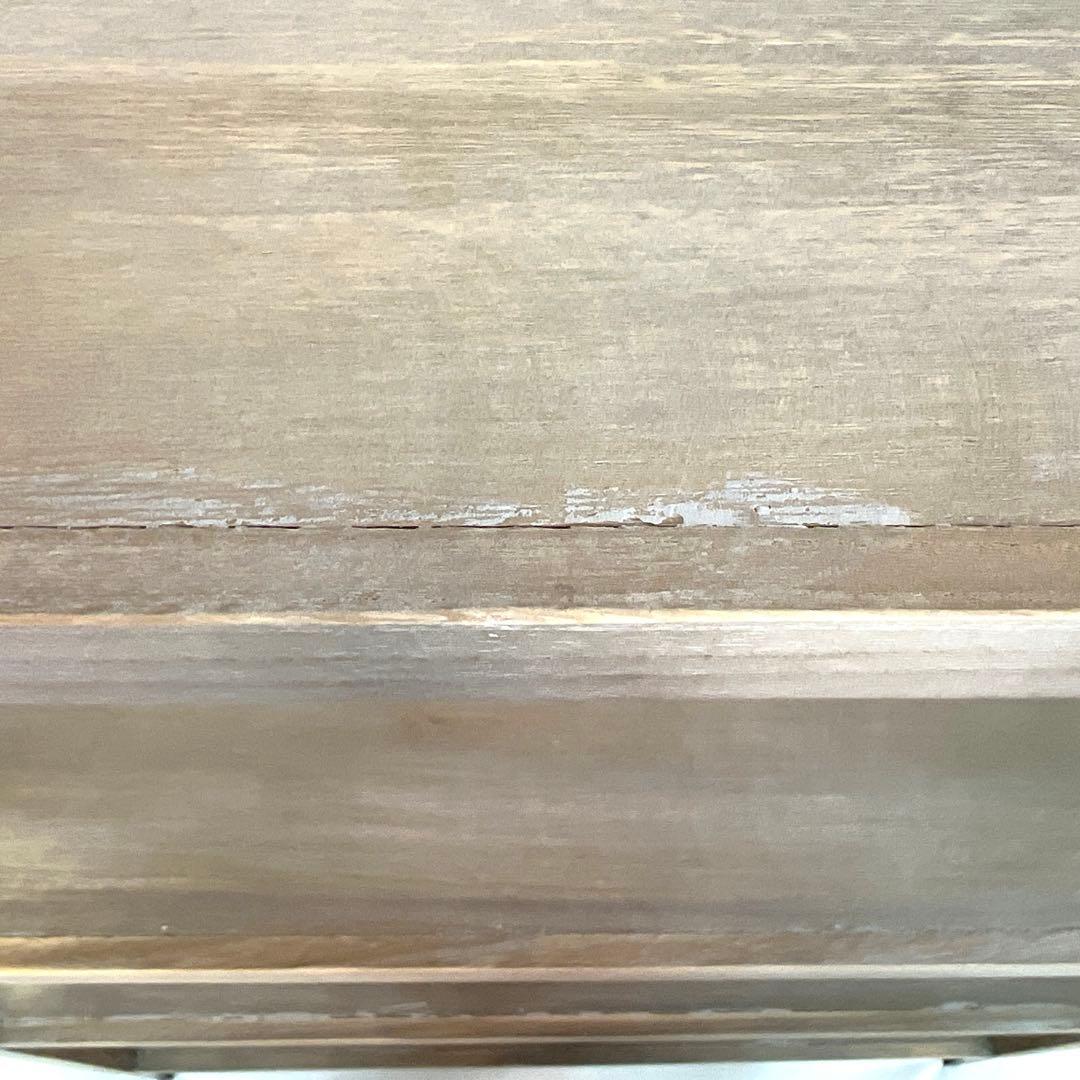 木の棚・ラック・グレーベージュ・ オープンラック・幅90cm 高さ122.5cm