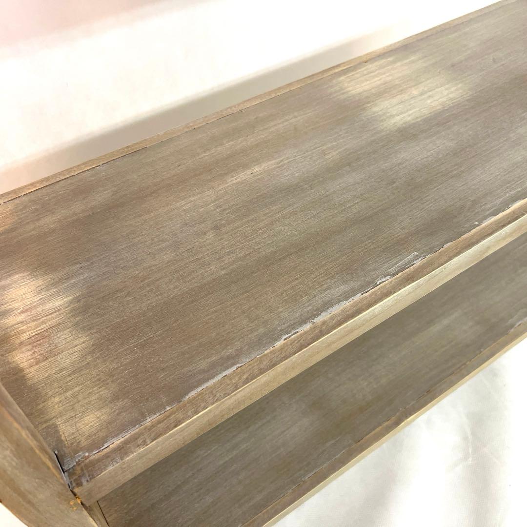 木の棚・ラック・グレーベージュ・ オープンラック・幅90cm 高さ122.5cm