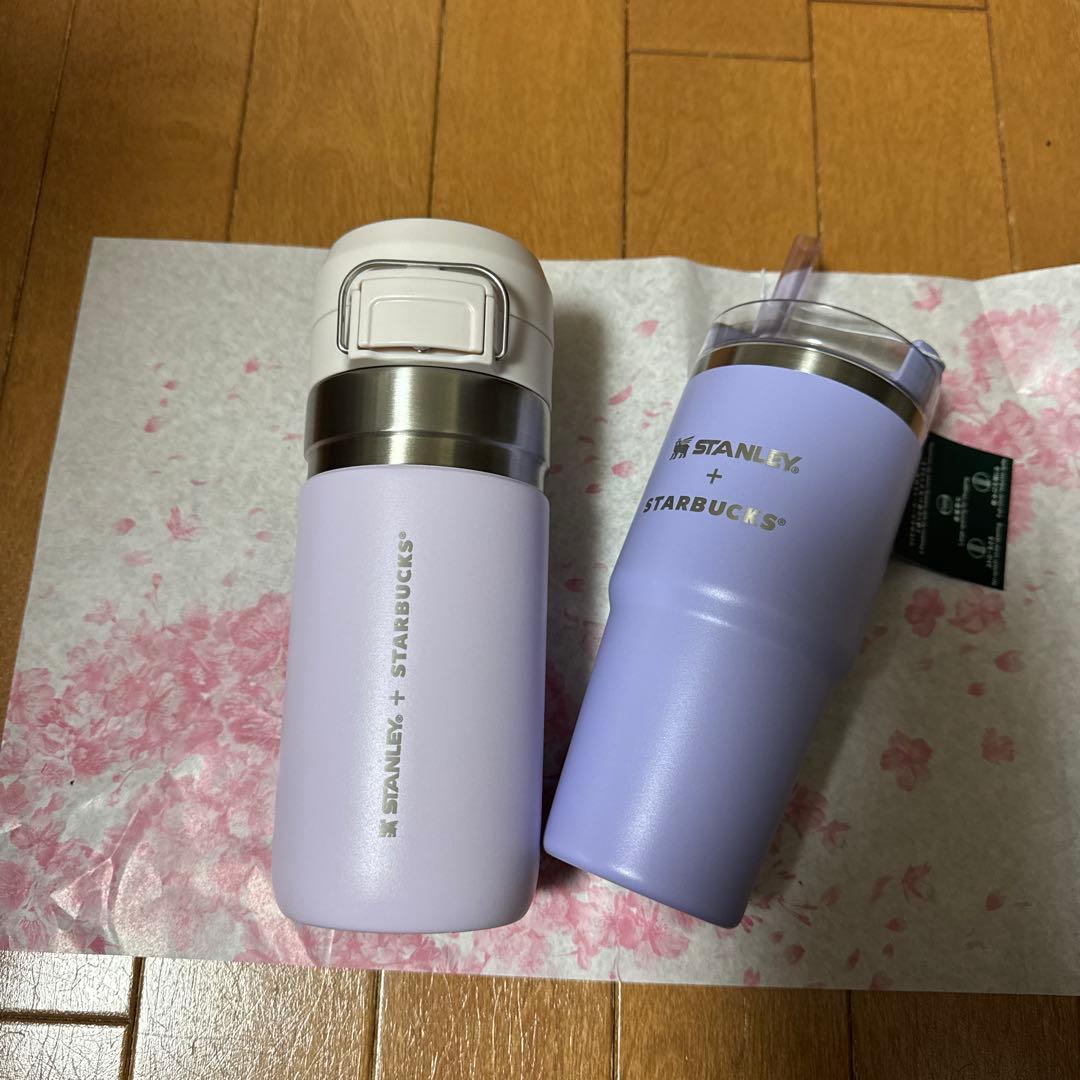 スタバ　ステンレスボトルスタンレー ・3WAYステンレスタンブラーセット＊