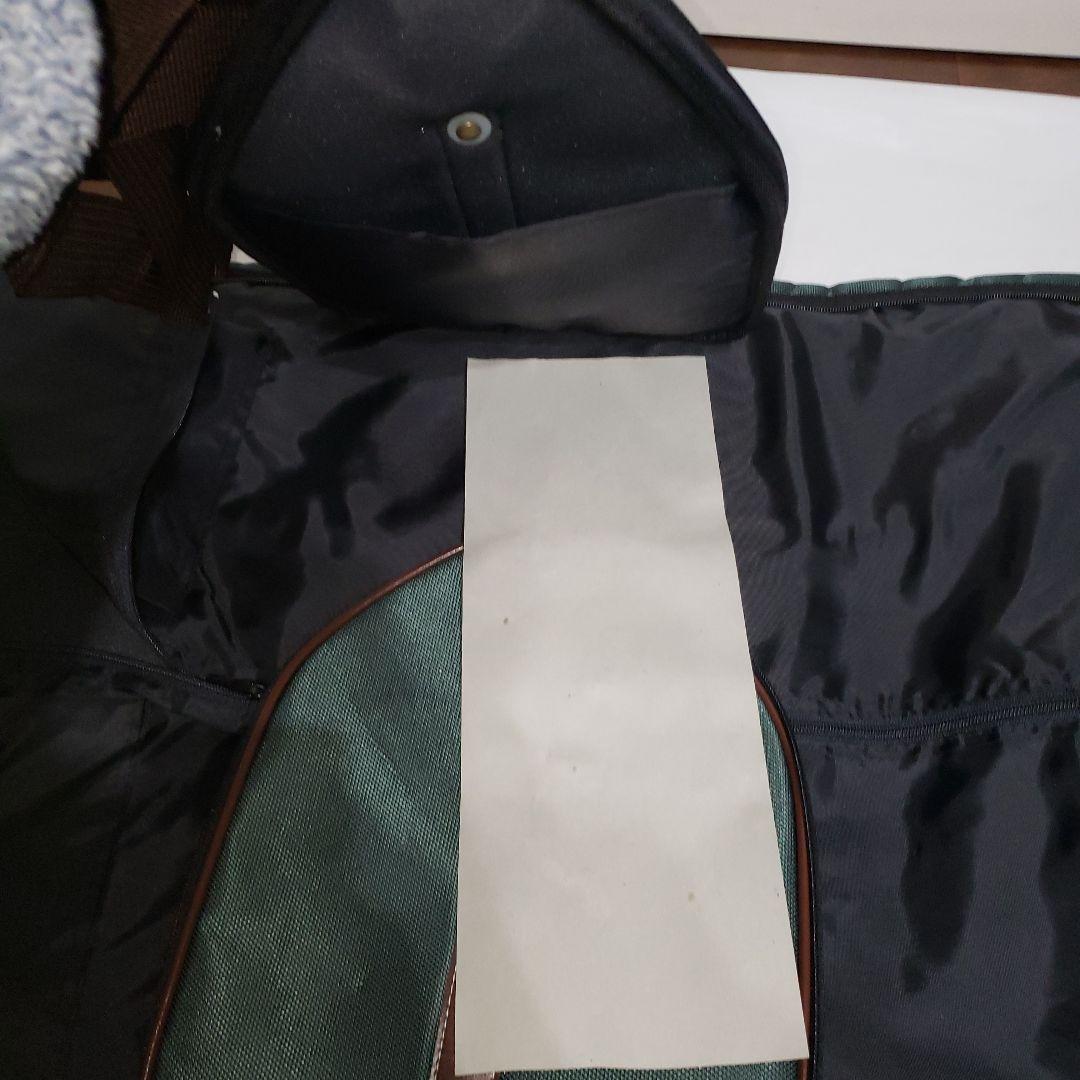 未使用　エース　T-BOSTON ガーメントバッグ グリーン　ボストンバッグ