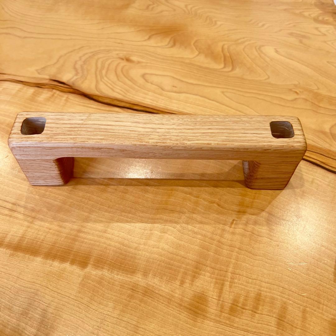 木製アシストグリップ&シフトノブ(チェスナット)ハイエース用