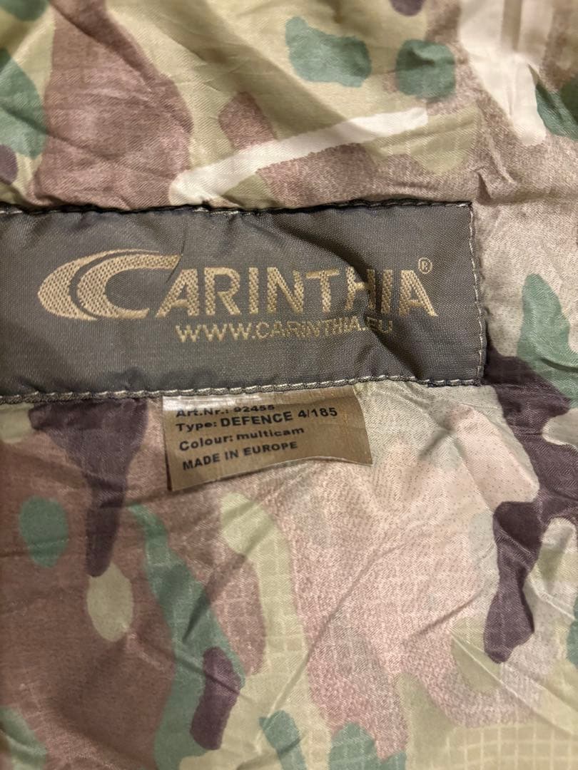 【海外限定】カリンシア ディフェンス4 シュラフ マルチカム