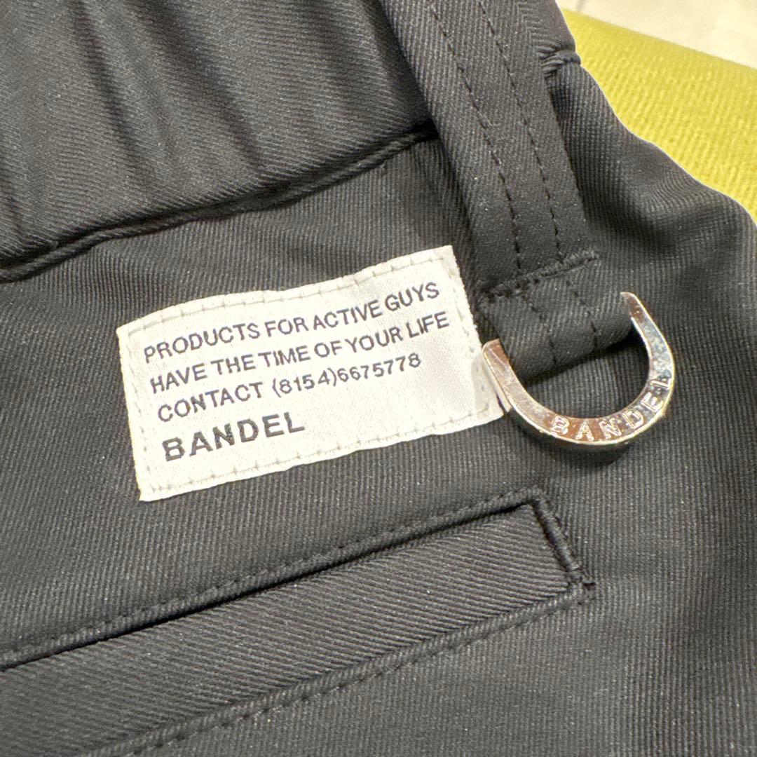 BANDEL ブラック ストレートパンツ