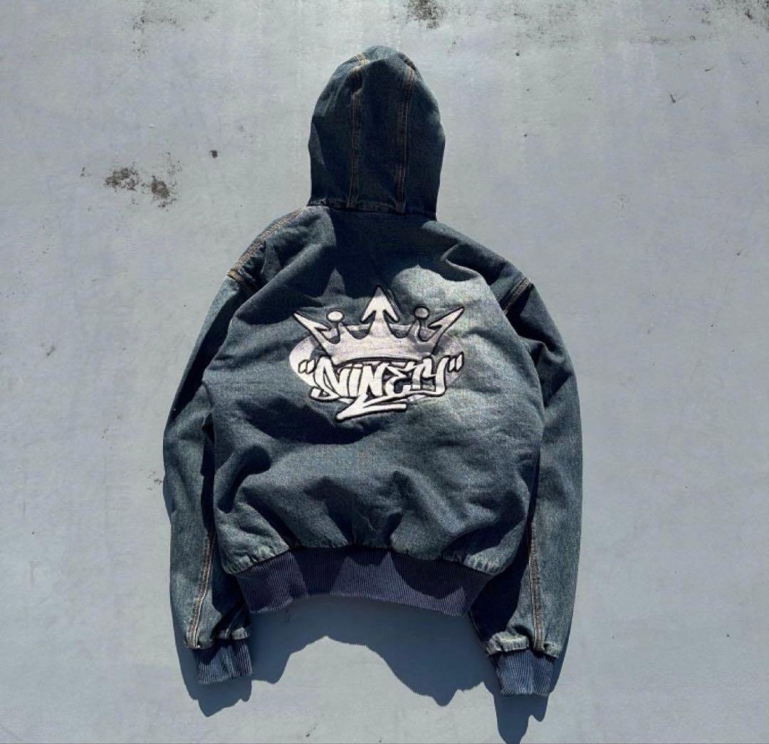 9090 King Logo Zip Hoodie (ボアタイプ)